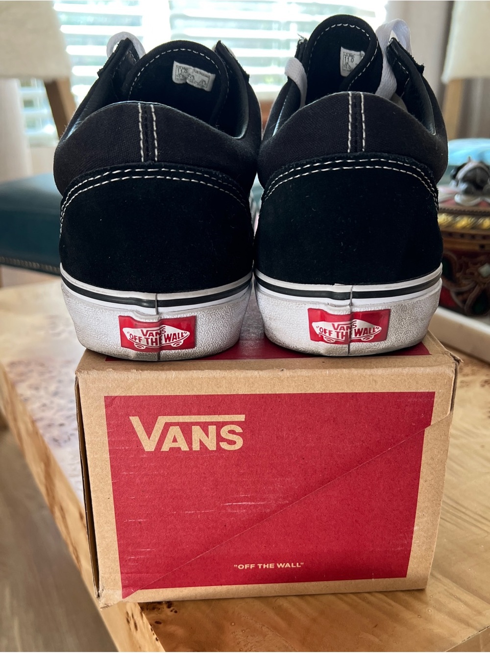 VANS Old Skool Skate Sneakers - 11 - Black - EUC / with Box - Picture 5 of 9